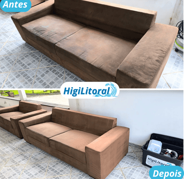 limpeza e Higienização de Sofá em Itapoá