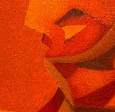A cubism study created during the COVID-19 Pandemic