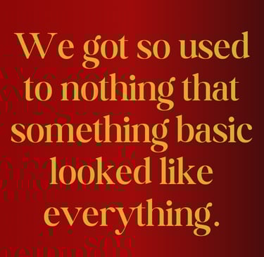 Quote about bare minimum relationships and settling - modern dating standards for women - The Though