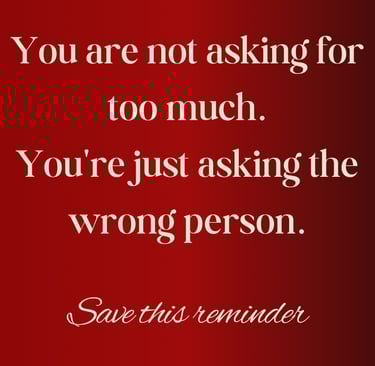 The Thoughtful Nook" branding. Make it Instagram Story friendly too. Alt text: "Relationship standar