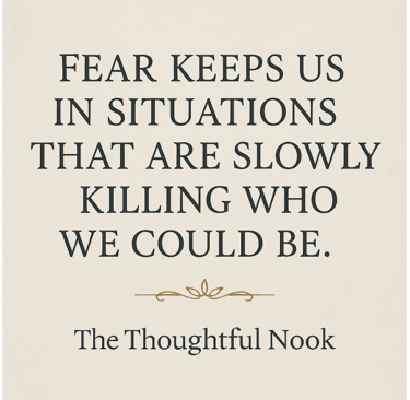 Powerful quote about fear in relationships and staying after betrayal - real relationship advice for