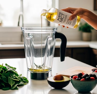 El aceite MCT tiene beneficios en la pérdida de peso y la reducción de la grasa corporal