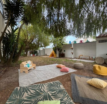 Jardim de Montessori na Quinta 