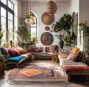 intérieur bohème artisanal