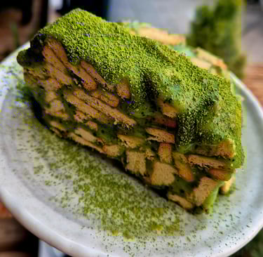 tinginys receptas su matcha, matcha, organine matcha