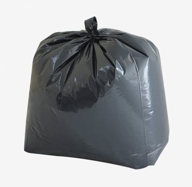 Saco para lixo tipo intermediário