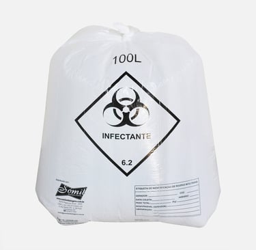Saco para lixo infectante
