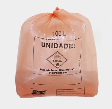 Saco para lixo tóxico
