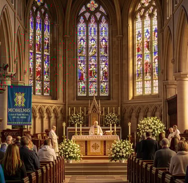 church gathering for michaelmas