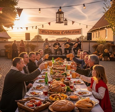 courtyard celebration of michaelmas