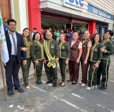 Nicollas, Werllen, Teresinha, Frank, Jacira, Ilma, Lorena, Melissa e Monique