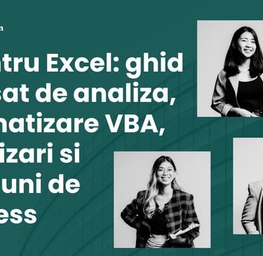 AI pentru Excel ghid avansat de analiza, automatizare VBA, vizualizari si naratiuni de business