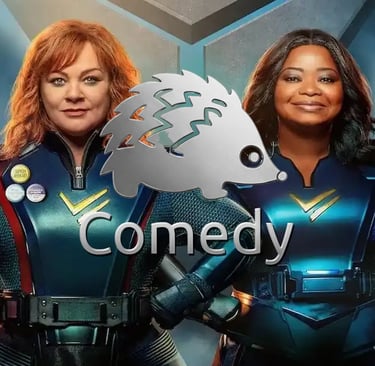 a woman in a blue suit and a man in a suit and tie