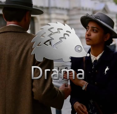 a man in a hat and a woman in a hat