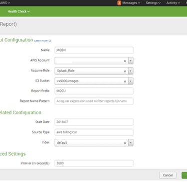 Splunk Billing Dashboard