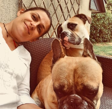 WinDog - Sandrine Géraud avec ses chiens