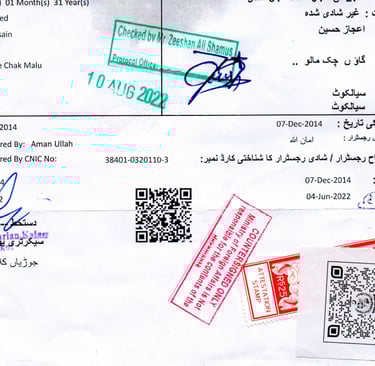 MOFA attestation 