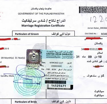 Embassy attestation 