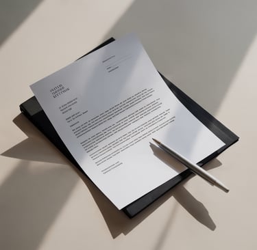 "Method of Verification dispute letter template on desk with pen ready to be customized and mailed"