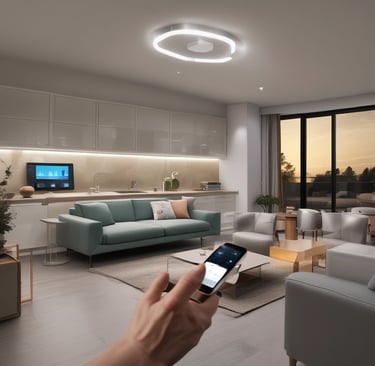 Bright living room with modern inventory