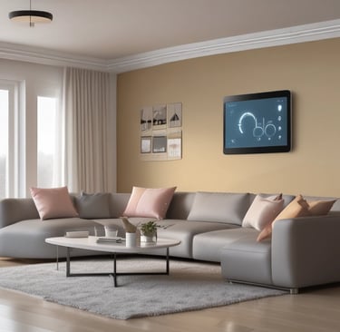 Bright living room with modern inventory