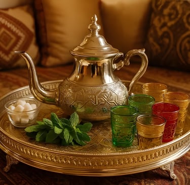 Moroccan mint tea
