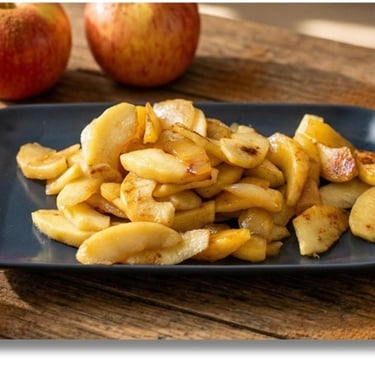 Caramelized apples at home without sugar recipe