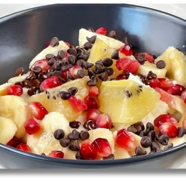 Creamy coconut rice breakfast with almond milk and fresh toppings — light, healthy, and comforting.