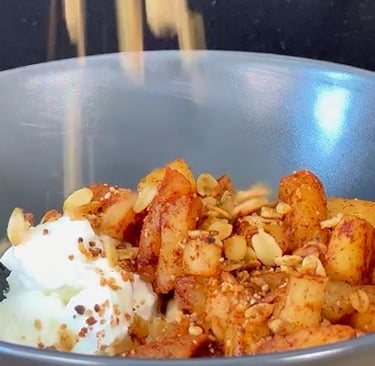 Crunchy Oat Crumble on Top