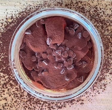 Top with cocoa powder