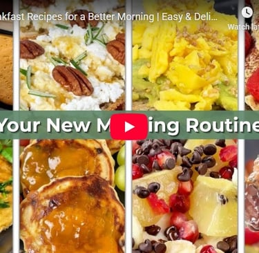 Video recipe for a healthy and delicious breakfast