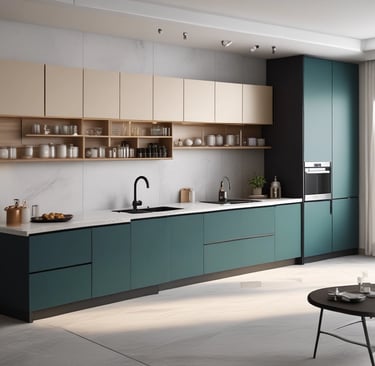 A premium modular kitchen and its essentials