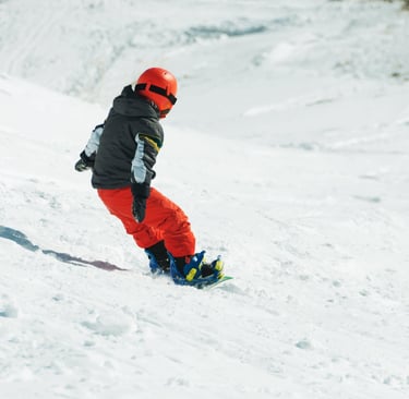 snowboard course for children in Seefeld