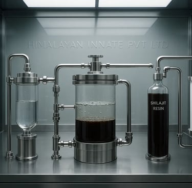 golden shilajit modern purification system 