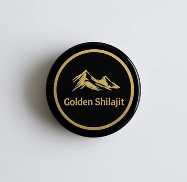 GOLDEN SHILAJIT JAR TOP LABEL