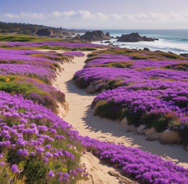 monterey magic purple carpet flowers
