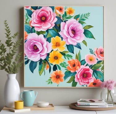 how to paint flowers