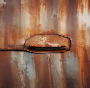 a wall that has some paint on it