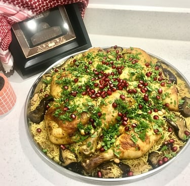 Makloubeh chicken 