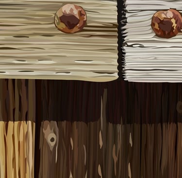 PRIVATE TRESPASSING – Pebble Beach Art (vector hyperrealism) detail 2