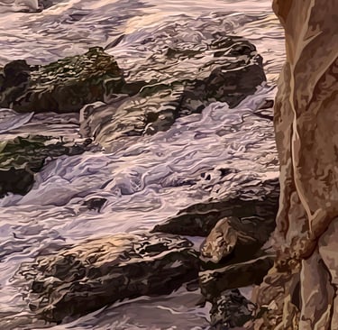 STAIRWAY TO HEAVEN - Laguna Beach Sunset Art - detail 1