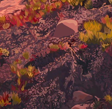THE LONE CYPRESS – Lone Cypress Art (Vector Hyperrealism) detail 6