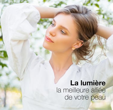 LED lumière peau