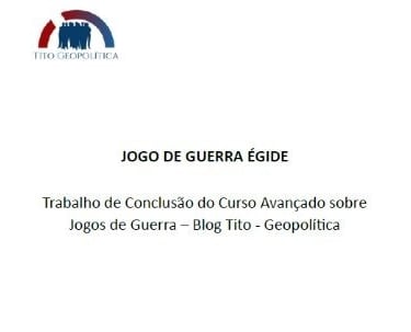 Capa do Jogo de Guerra Égide desenvolvido pelos alunos do curso