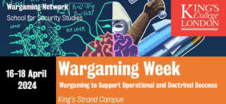 KCL Wargaming Week, de 16 a 18 de abril