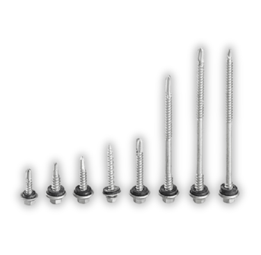 fixadores parafusos para telhas metálicas de diversos formatos