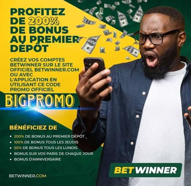 Betwinner, code promo:BIGPROMO 