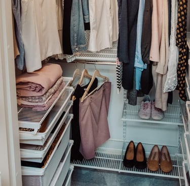 Elfa drabinių sistema | Elfa Wardrobe | lentynu-sistemos.lt