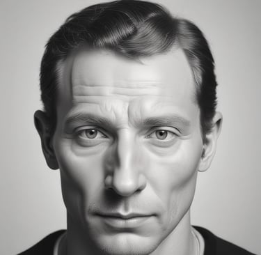 man standing near balcony