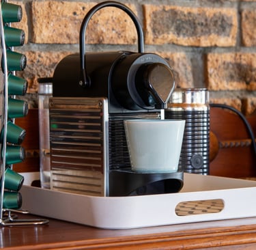 Nespresso Coffee Machine at White Shark Guest House Gansbaai